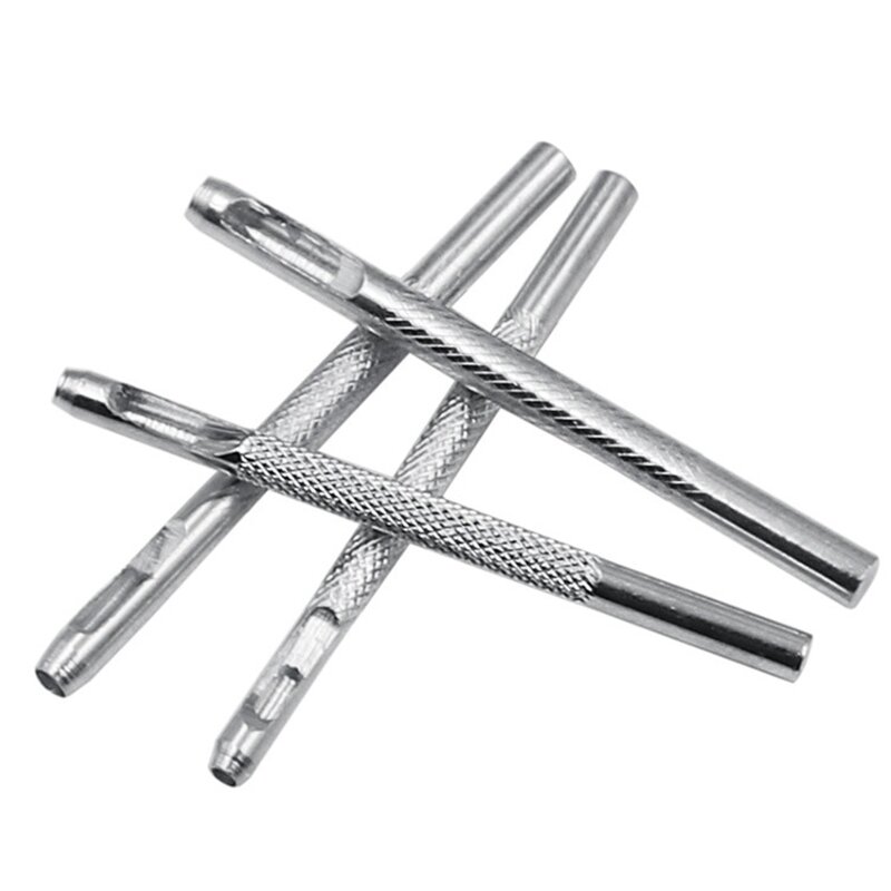 Leder-Lochschneider, 2,5 mm/3 mm/3,5/4 mm, Hohlstanzwerkzeug für Lederhandwerk