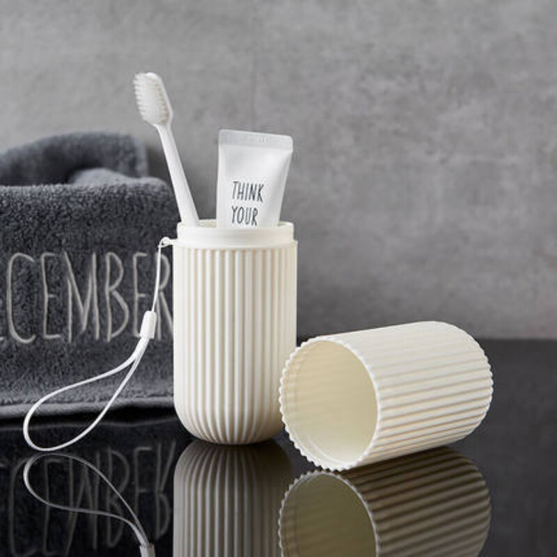 Tasse de voyage pour brosse à dents portable, porte-dentifrice, boîte de rangement pour articles de toilette, nouvelle tasse créative