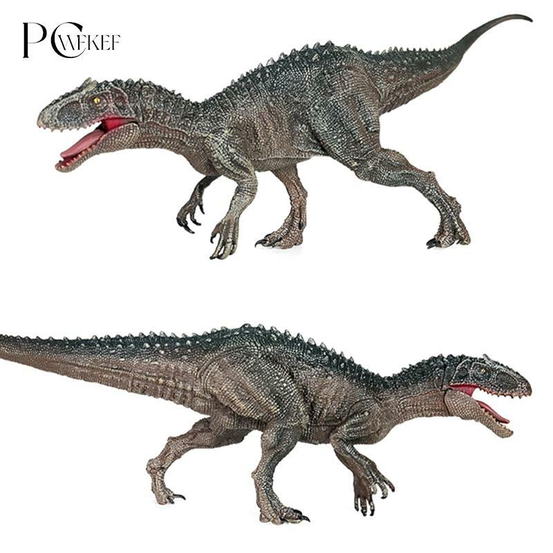 Indominus Rex z ruchomą szczęką zabawkowe figurki dinozaurów świat zwierząt dzieci zabawka figurka prezent figurki dinozaura