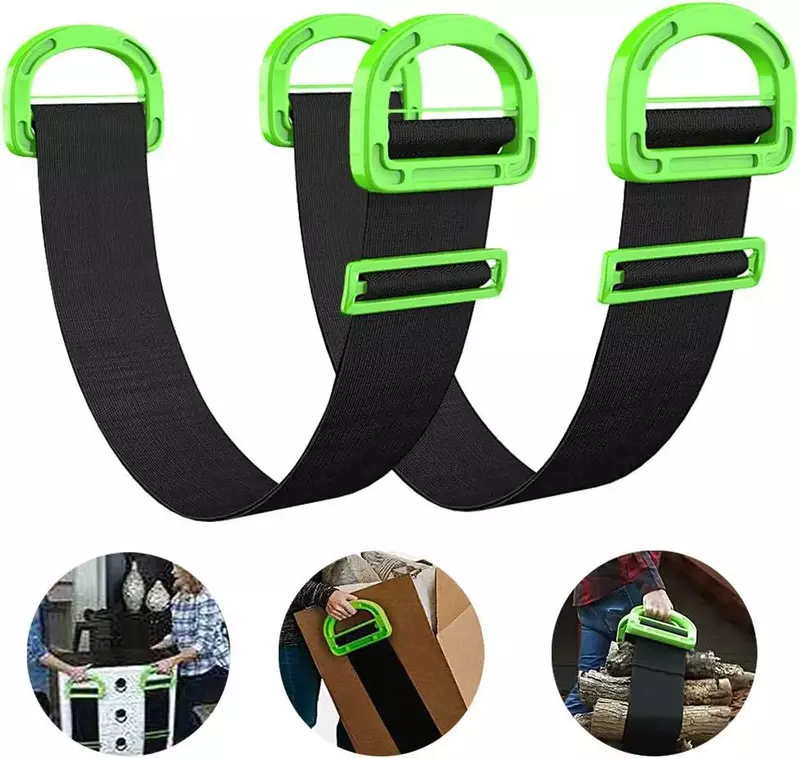 Home Furniture Moving Straps Adjustable Moving Wrist Forearm Forklift Lifting Strap Heavy things Transport  Mover Straps  Tools