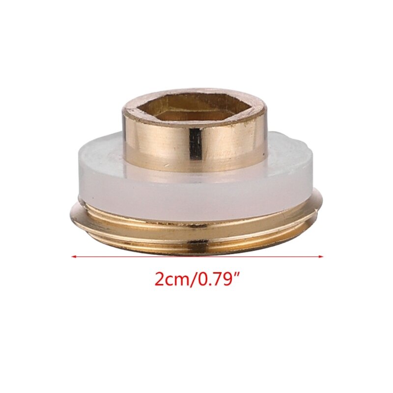 Reliable Brass Washer 13.5mm Sealing Rings with Internal Thread for Leak-proof for Mechanical Manufacturing DIY Project
