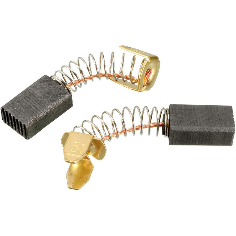 Brushes Motor Carbon Brushes With Wire 15mm X 8mm X 5mm Angle Carbon Grinder Purpose Springs Tool High Quality