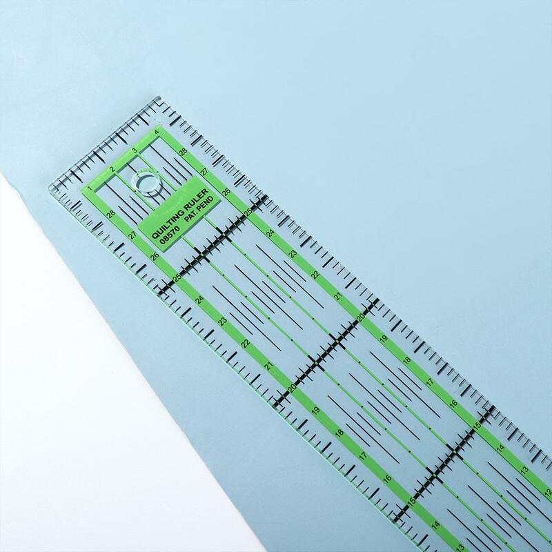 Acryl Quilt ing Lineal Kleidung schneiden grün transparent Näh lineal Rechteck Zeichnung Lineal Schneiderin