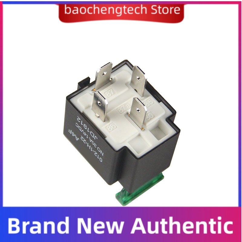 30A 12V 24V Automotive Relay With safety film 4pin 5Pin Car Relay With socket For modifying headlight air conditioning
