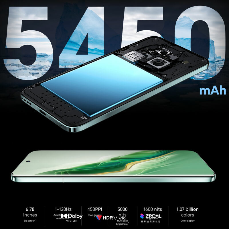 Eer Magie 6 5G Cn-Versie Ondersteunt Google Play Store Derde Generatie Snapdragon 8 Mobiel Platform 6.78-Inch Oled 5450Mah 50W