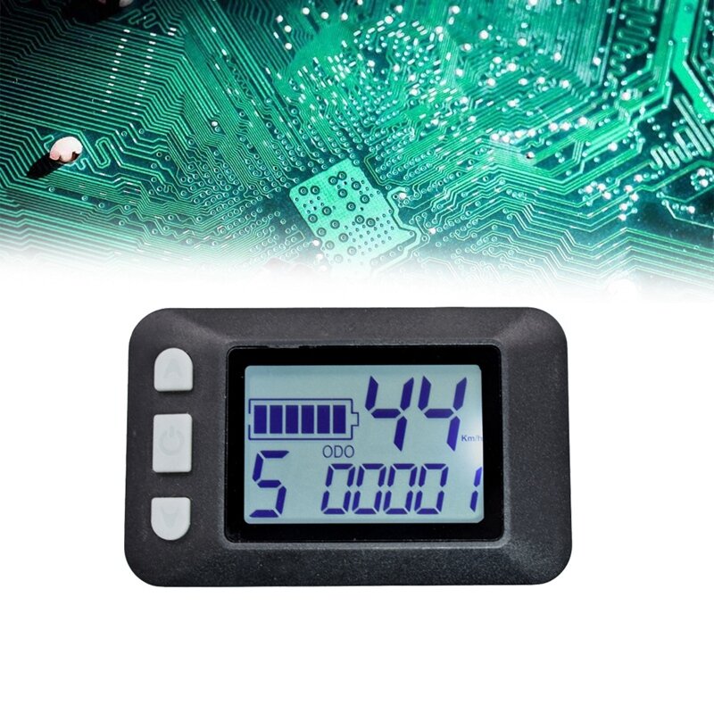 P9 LCD Display Dashboard LCD Screen 24V 36V 48V 60V Electric Bike Meter Parts For Electric Scooter LCD Display(SM Plug 6PIN)