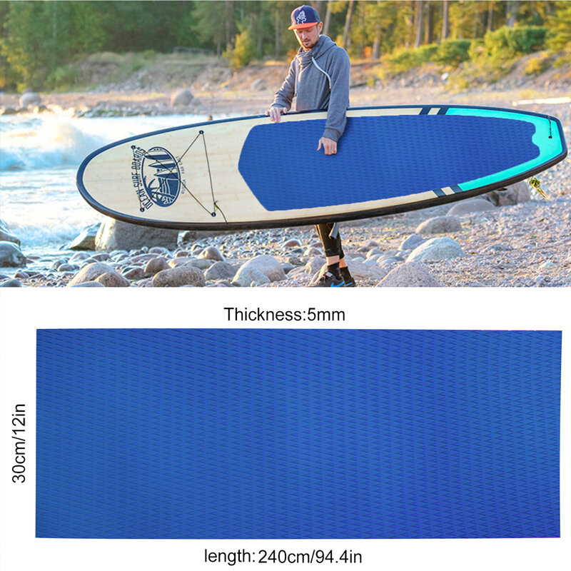 240*30cm Surfboard Pads DIY Mat Trimmable Sheet EVA for Boat Decks Paddle Eva Foam Boat Flooring Accessories Supplies Seadoo