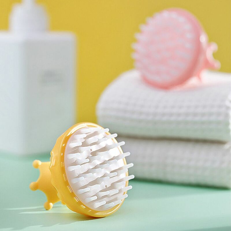 Bade zubehör Spa Bad Pflege Werkzeug Kopfhaut Haar massage gerät Silikon Shampoo Bürste Dusch bürste Kamm Kopf Körper Massage Kamm