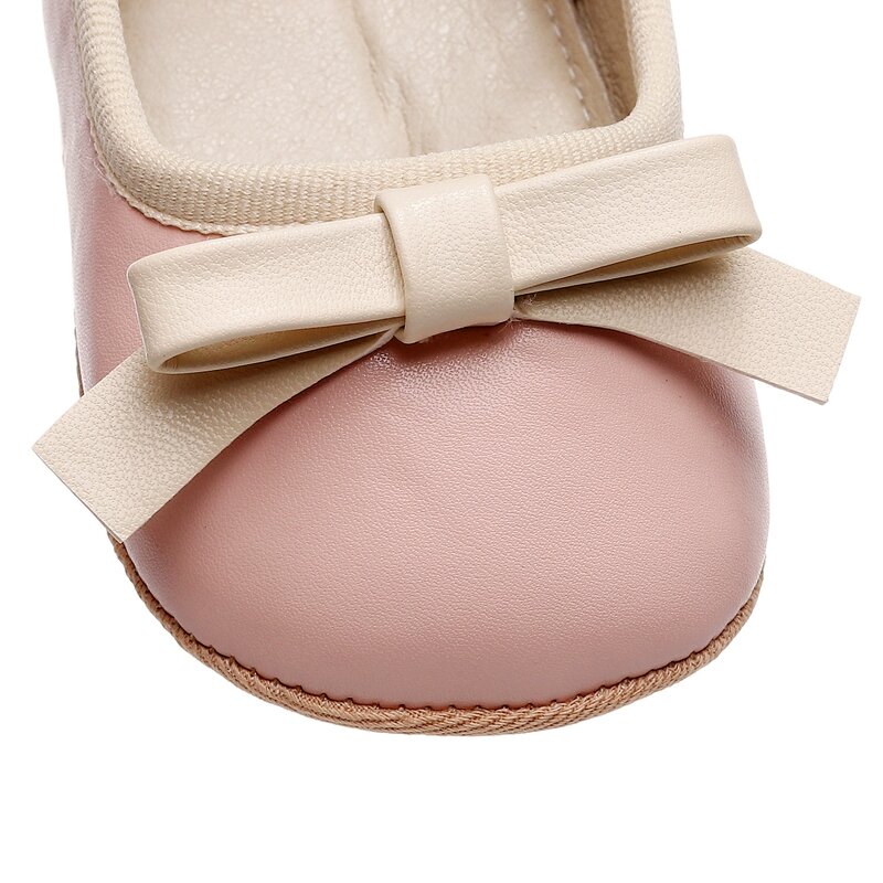 Visgogo-Baby Girl's Premium PU Mary Jane Flats, arco infantil, primeiro walker berço sapatos, sapatos princesa, festa, festival