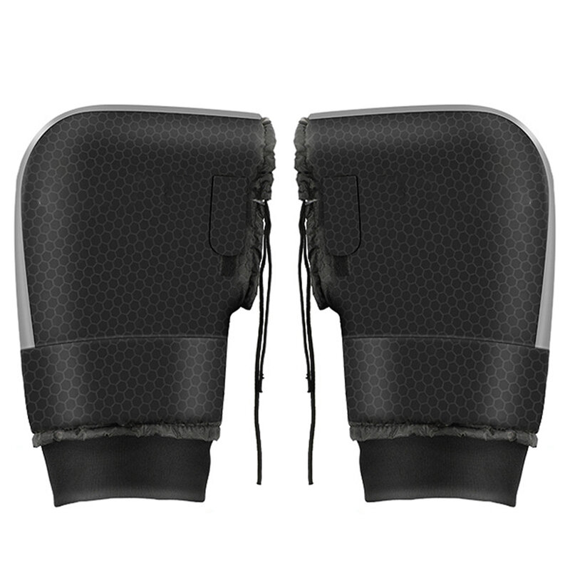 Motorcycle Handlebar Muffs Waterproof Windproof Thick Warm Hand  Mittens for ATV/Snowmobile/Scooter