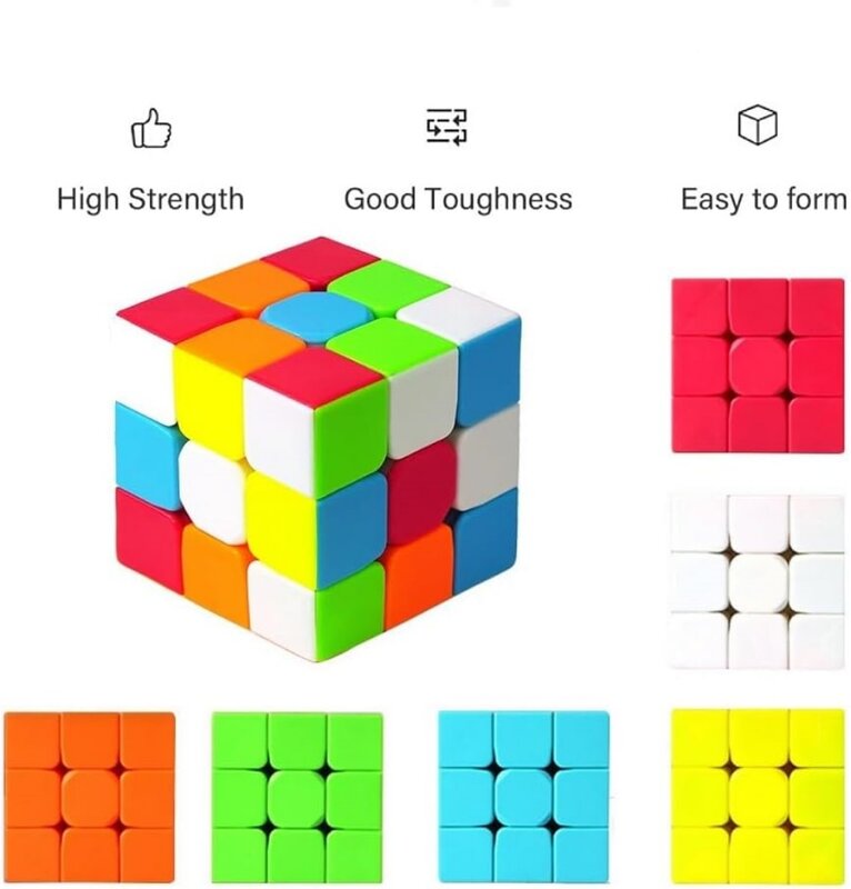ShengShou Chuanqi S 3x3 trójwarstwowa magiczna kostka 3x3x3 Speed Cube profesjonalne Puzzle zabawki dla dzieci zabawki na prezent dla dzieci