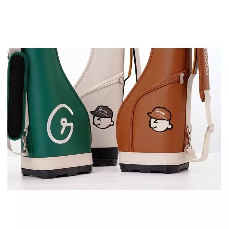 Gooog golf koreanische tragbare Sunday Golf Gun Bag kleine halbe Set leichte Club Bag Pu
