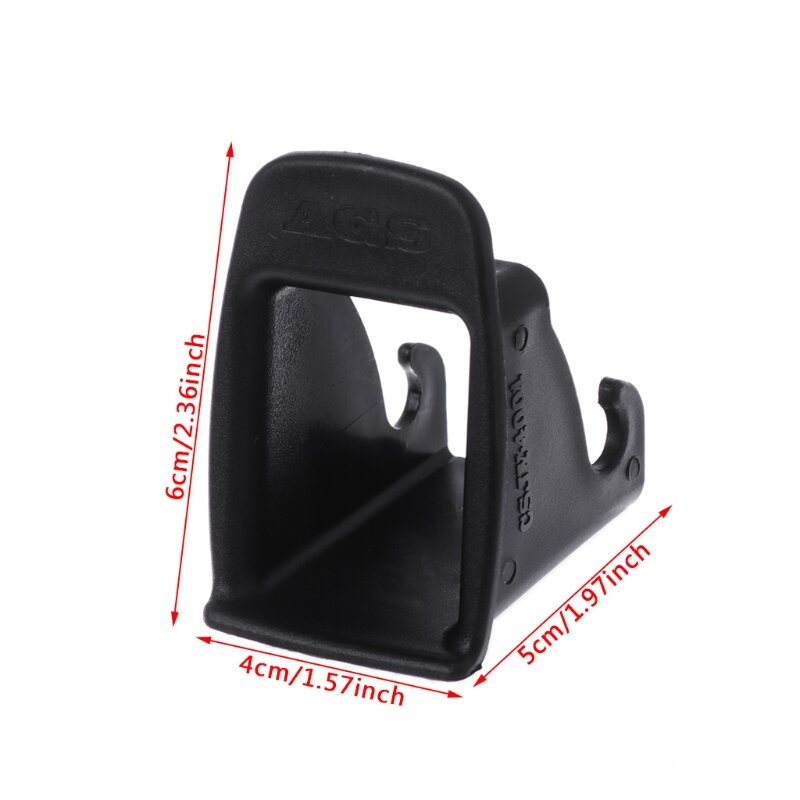 1 Pair Car Baby Seat ISOFIX Latch Belt Connector Guide Groove