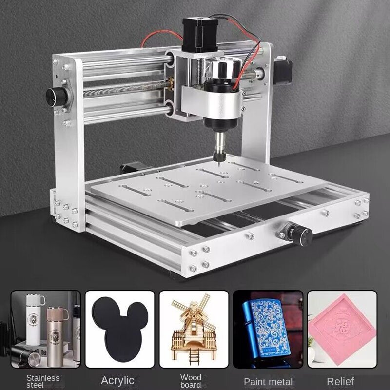3018 Max Metal Router CNC Control 150w Spindle 3 Axis Wood Router DIY Laser Engraver Milling Machine Cutting engraving machine