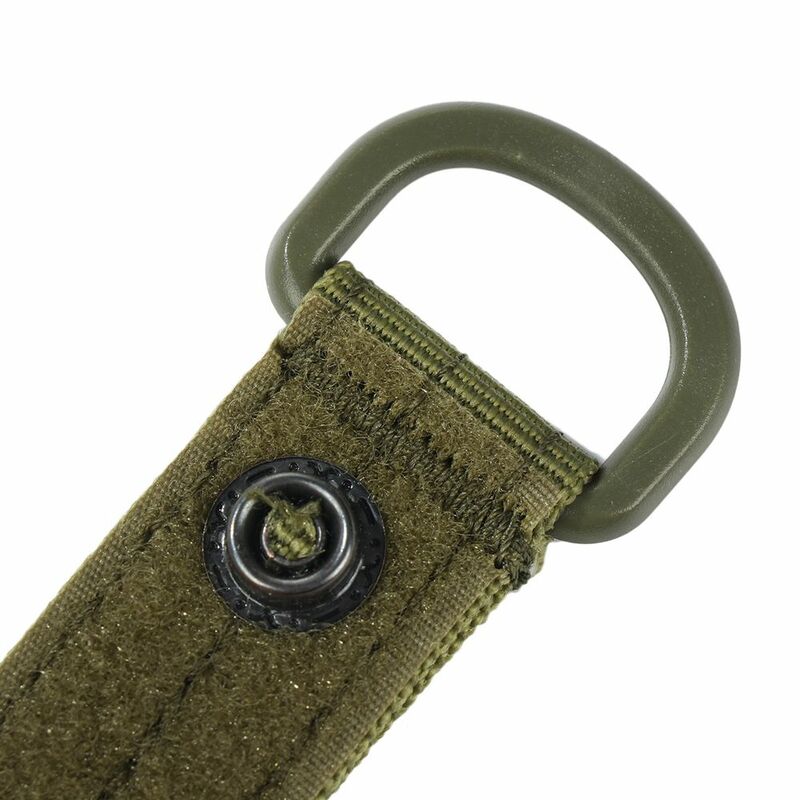 Portable Outdoor Sports Accessories Nylon Webbing Belt Clips Carabiners Hang Buckle Strap Keychain