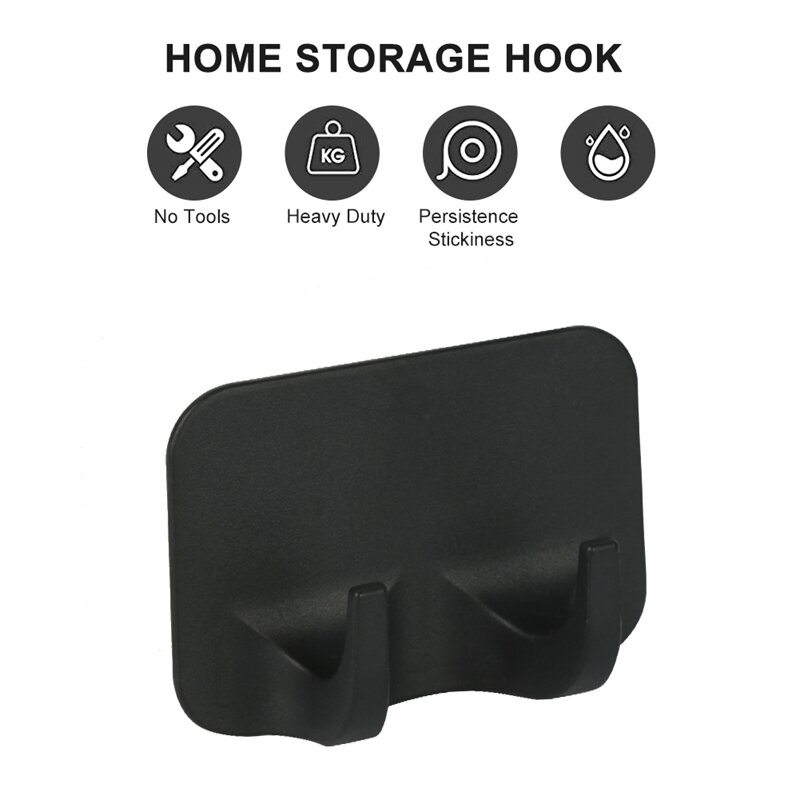 Razor Hooks,Shower Shaver Hooks Hanger Heavy Duty Kitchen Bathroom Sticky Wall Hooks For Razor Towel 4Pcs