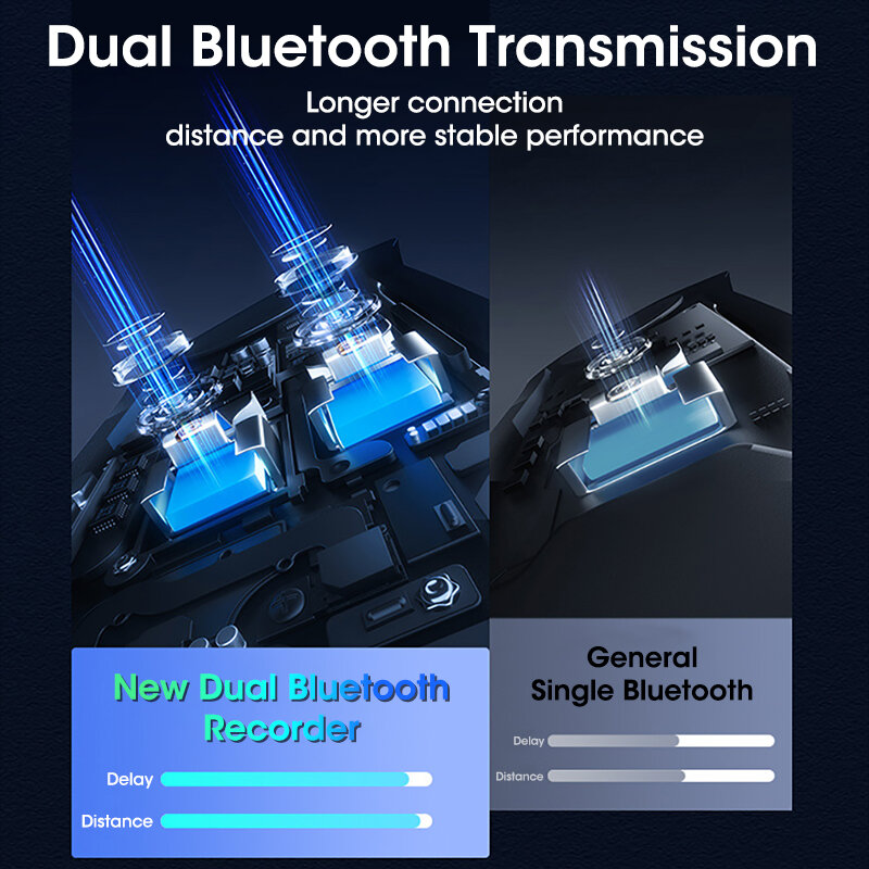 JMCQ Car Smart Monitor Intelligent Screen Wireless Carplay Android Auto 6.86 inch IPS Dual Bluetooth 5.1 FM Transmission AUX