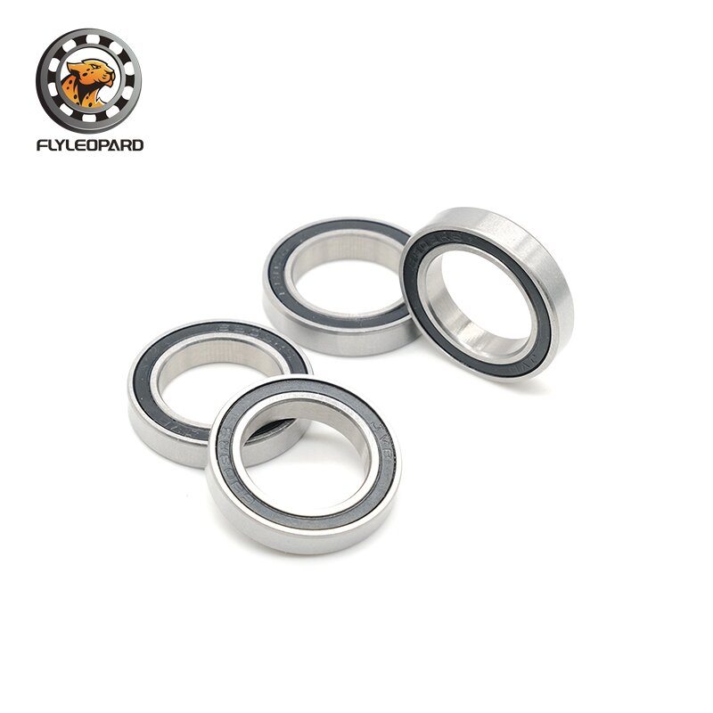 10pcs 63802-2RS 63802 RS 15x24x7mm Rubber Sealing Cover Thin Wall Deep Groove Ball Bearing 63802 2RS
