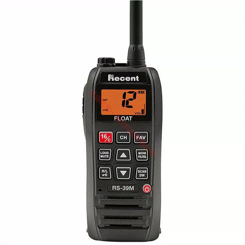 Recent RS-39M Radio morskie VHF Wyświetlacz LCD Wodoodporny potrójny zegarek Automatyczne skanowanie Redukcja szumów Interphone RS39M