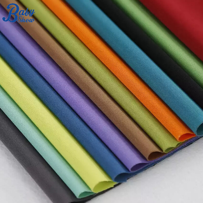 1*1.5M Solid Color Pul Fabric Waterproof Breathable Polyester Fabrics for DIY Children Clothes Resuable Diapers and Nappy Bags