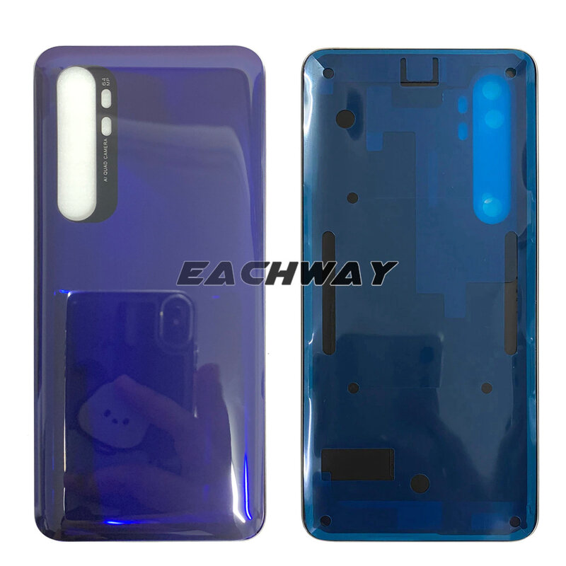 High Quality For Xiaomi Mi Note 10 Lite Back Battery Cover Rear Glass Housing Door Case For Xiaomi Note10 Lite Back Glass Panel
