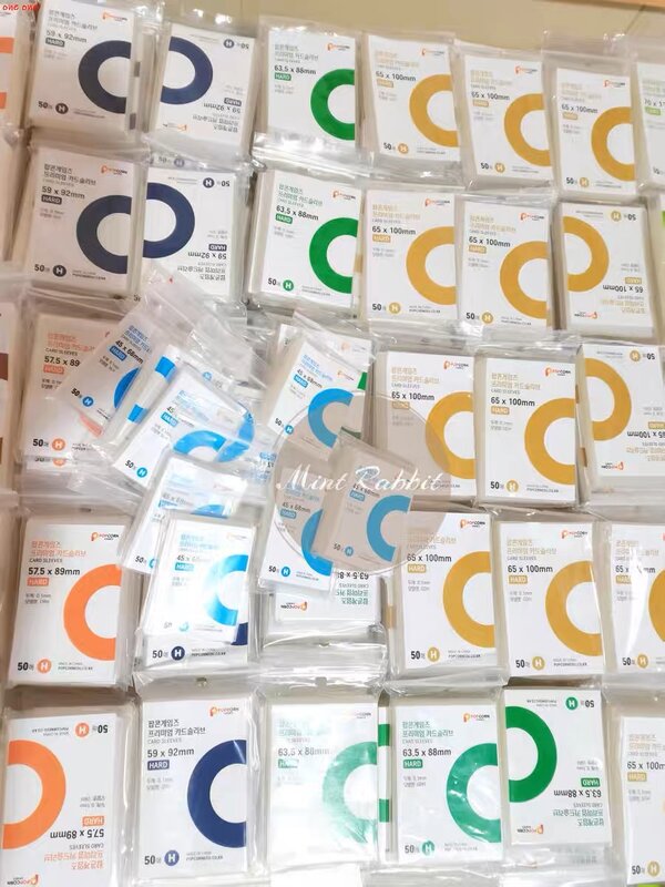 Sharkbang-fundas transparentes para tarjetas postales, 50 unidades por lote, 56x87mm, 70x100mm, PP, Kpop