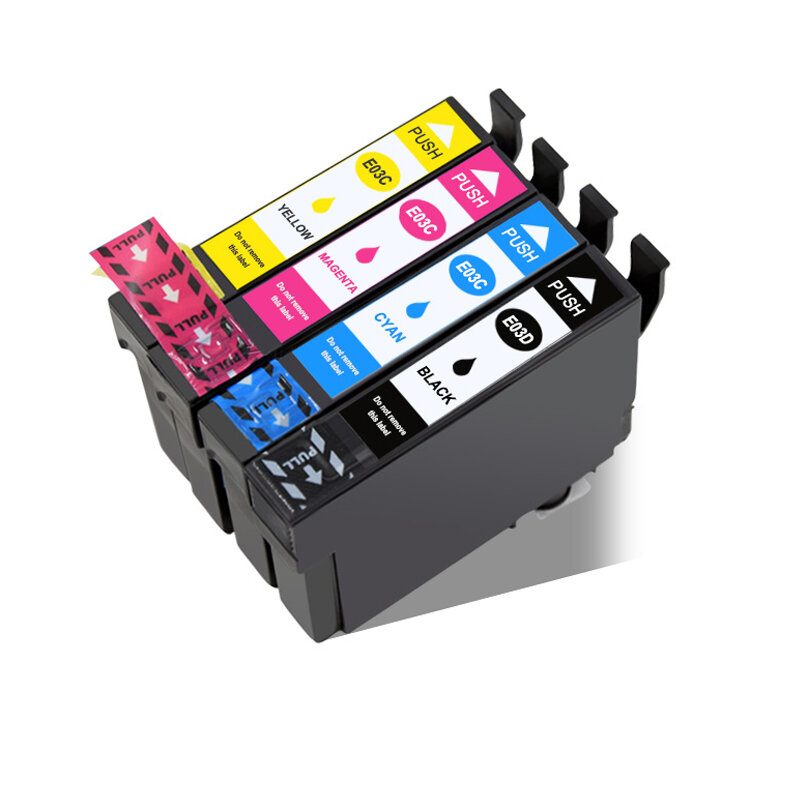 Цветной совместимый чернильный картридж T03D T03C T03D1 T03C2 T03C3 T03C4 для Epson