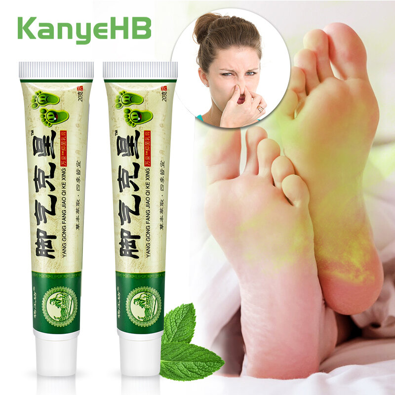 2pcs Beriberi Cream Foot psoriasi Cream menta Cool Anti Itch unguento per i piedi dell'atleta che inibisce i funghi riparano la pelle Peeling A941