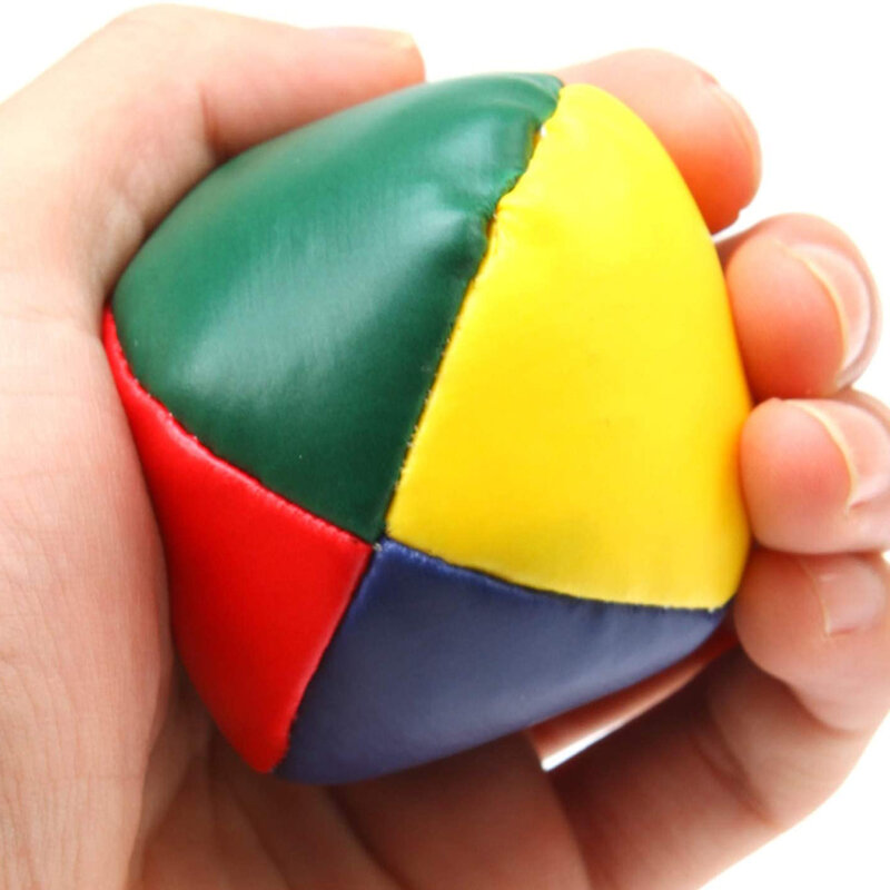 Ensemble de balle de jonglage pour débutants, lisse et durable, lestée et durable, kit de balle de jonglage, 3 pièces, 6 pièces