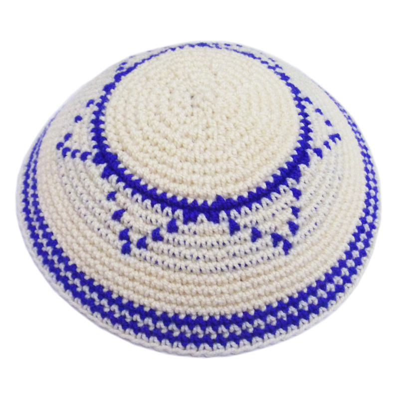 Kippot en tricot fait à la main, chapeau juif israélien, coiffure, kippa, casquettes, kipah breton