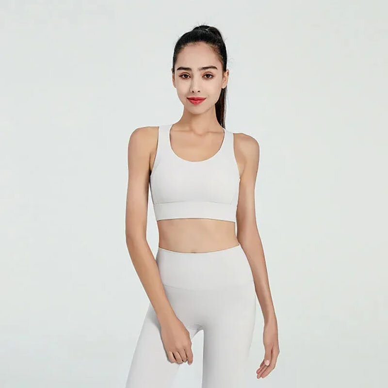 Women's Bra Yoga Shockproof Breathable Pilates Fitness and Sports Bra