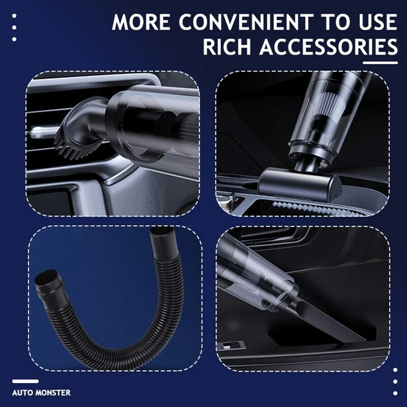 Neuer xiaomi auto staubsauger kabelloser starker saug handheld für haushalts geräte reinigungs maschine tragbares auto autozubehör