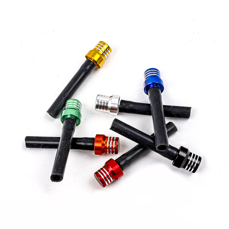 Motorcycle Gas Fuel Cap Single Way Valves Vent Breather Hoses Tubes For Motocross ATV Quad Dirt Pit Bike Fuel Tank Breather Pipe