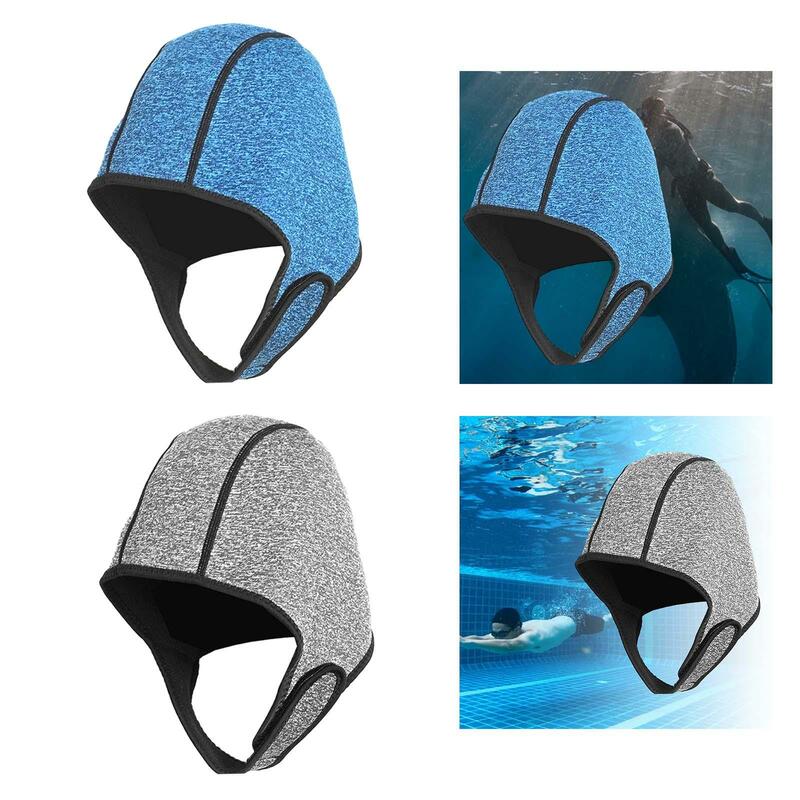 Неопреновый капюшон 2 мм, водонепроницаемый защитный капюшон для подводного плавания, сохраняющий тепло, удобный капюшон для подводного плавания для мужчин и женщин, для зимнего плавания на каноэ, серфинга