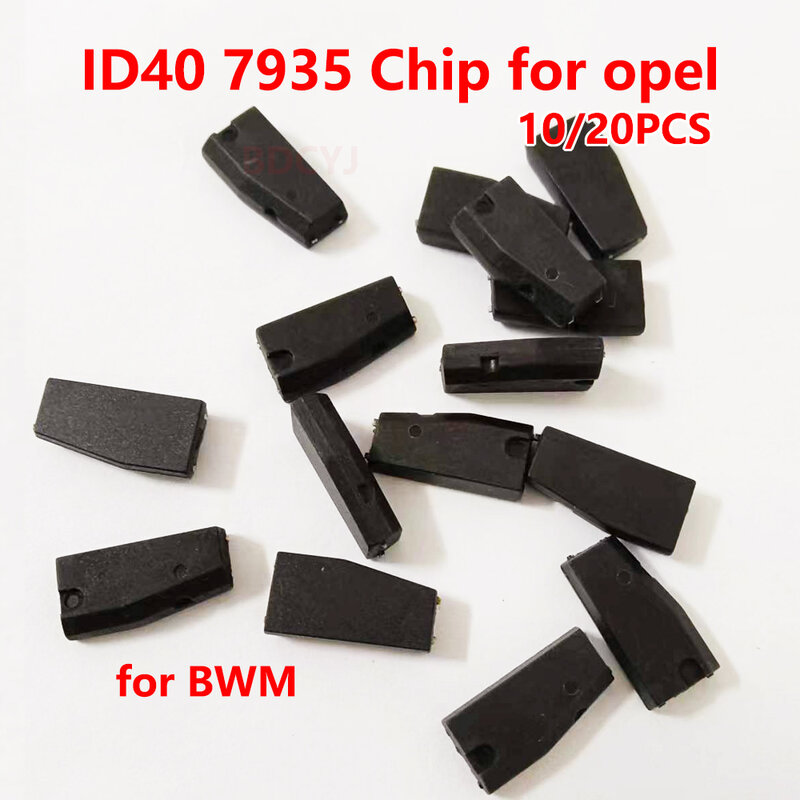 Chip transpondedor automático PCF7935, 10 20 piezas, 7935, para Vauxhall, Opel, Agila, Astra, Combo, BW-M