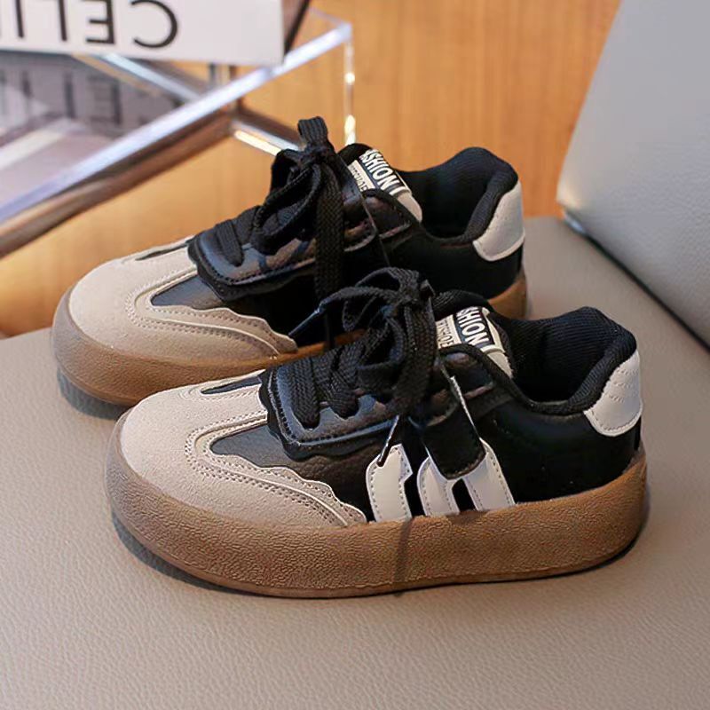 Boys' Low-top Sneakers 2024 Spring and Autumn New Casual Girls' Medium and Large Children's Versatile Fashionable Sports Shoes