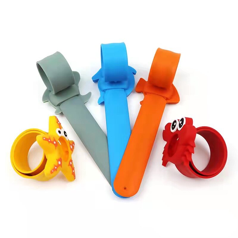 2024 New Cartoon Boys Girls Children Watches Baby Learn Time Toy Slap Bracelet Kids Watches Christmas Gift for Kid Aged 2-14