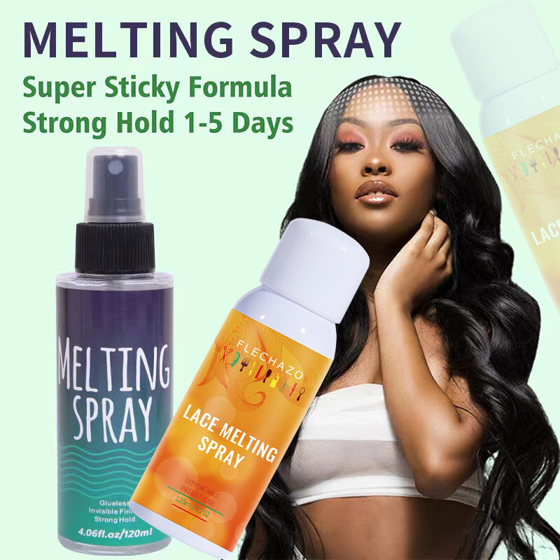 Lace Melting Wigs Holding Spray, Skin Safe, Glueless Wig Install, Secure Lace, derretido adesivo Bond para perucas Tece