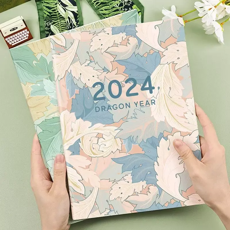 Календарь 2024, планировщик, блокнот с возможностью 365 дней, блокнот для еженедельных целей, трекер привычки, ежедневник, органайзеры для расписаний