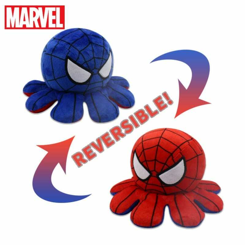 Wunder Plüsch puppe Rächer Spiderman Iron Man Kapitän Amerika Hulk Thanos Octopus Plüsch Cartoon Spielzeug, das Kind Geschenk umgedreht werden kann
