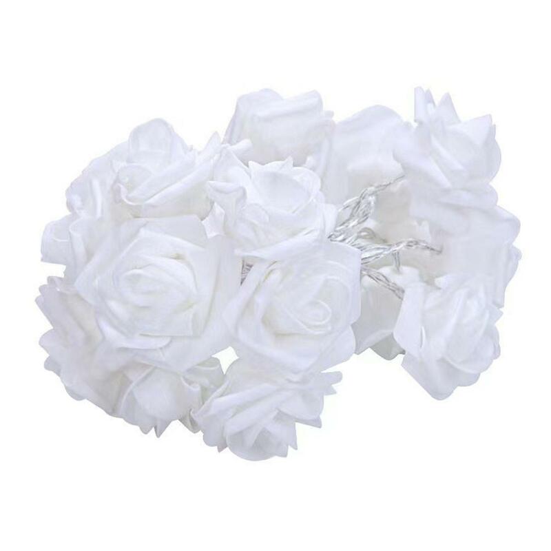 LED Rose Blume String Lichter Blumen Lichterkette für Hochzeits garten