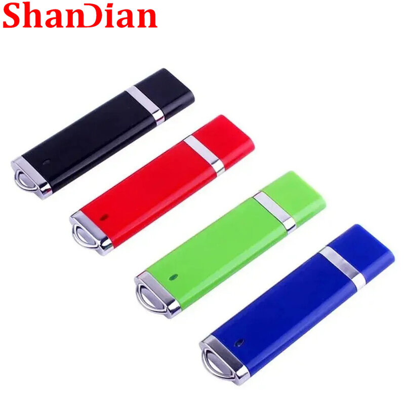 Shandian แฟลชไดร์ฟ4สีขนาด4GB, USB 32GB แฟลชไดร์ฟทรัมไดร์ฟปากกาหน่วยความจำ8GB 16GB 64GB ของขวัญวันเกิด
