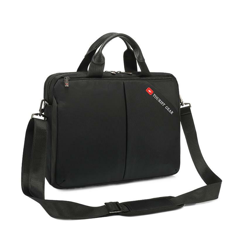 Casual Business Men's Briefcase Large Capacity Oxford Handbag 15 "Inch Laptop Bag MultiFunction Male Shoulder Messenger Bag