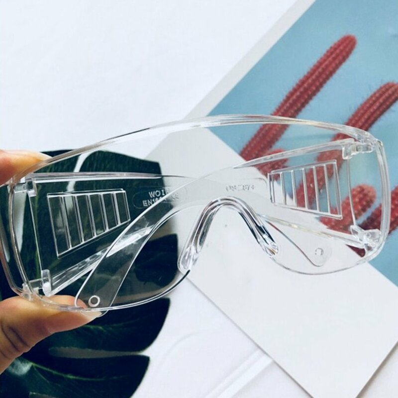 Nieuwe Veiligheidsbril Lab Oogbescherming Medische Beschermende Brillen Transparante Lens Werkplek Veiligheidsbril Anti-Stof Benodigdheden