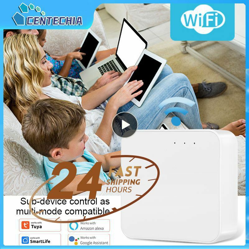 Control remoto inalámbrico con Wifi para el hogar, puerta de enlace multimodo de 1 a 10 piezas, compatible con Alexa y Tuya