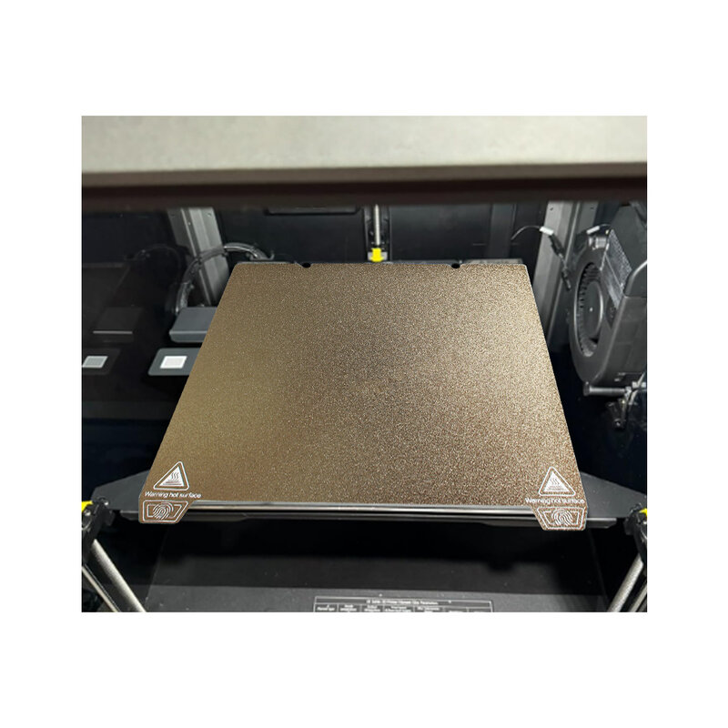 Lembar PEI untuk Creality K1/K1 MAX Ender 3 S1 Pro Ender3 S1/5 S1 pelat baja tekstur PEI Spring lembar baja Buid Plate PEl halus