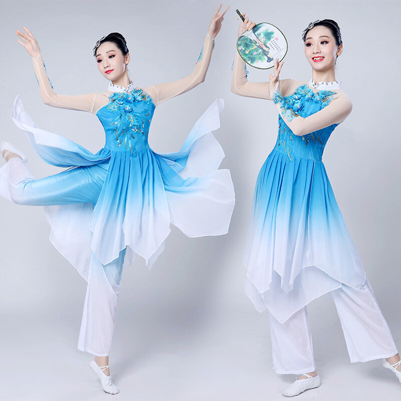 Costume da ballo popolare cinese tradizionale per costumi da ballo donna Costume per bambini Yangko Girl bambini vestono abbigliamento donna Yangge