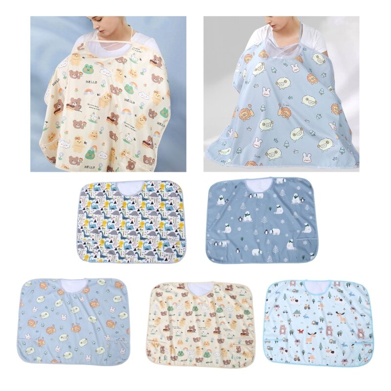 Cobertor alimentação do bebê capa enfermagem do bebê com padrão desenhos animados macio privacidade capa enfermagem