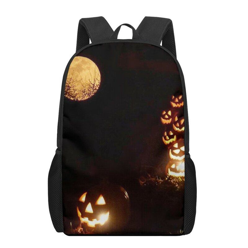 Pumpkin Halloween Printing Children's Backpacks Students Children Boys Girls School Bags Shoulder Bags to Go Out,Shopping,Travel