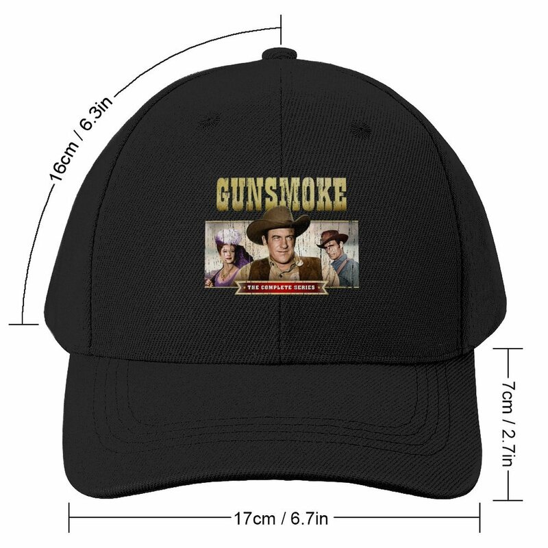 Gunsmoke-Boné de beisebol para homens e mulheres, chapéu Bobble, boné militar, boné de montanhismo